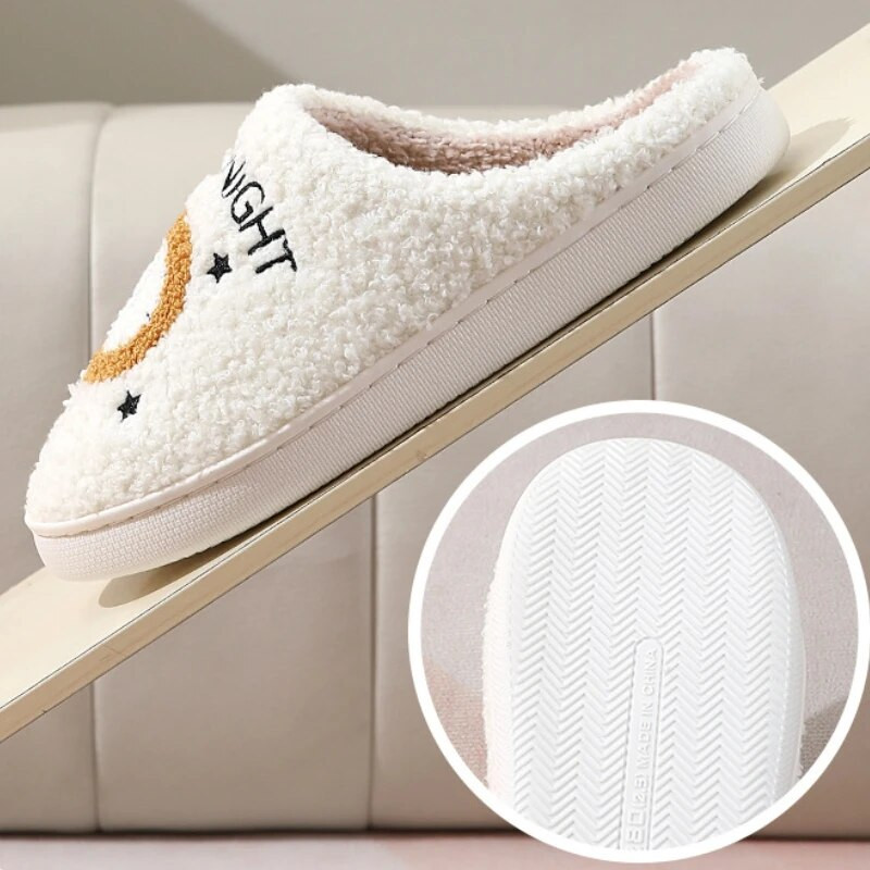 Zimske Tople papuče za odrasle Muškarci Žene Kućne japanke Podovi Neklizajući Plišani vuneni tobogani Spavaće sobe Baršunaste cipele s mekim potplatom