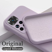 Θήκη Liquid Silicone On για Xiaomi Redmi Note 11 Plus 9 10 10s 11s 12 12X Mi 10T 11T 12T Pro 11 Lite 5G NE POCO F3 X3 NFC Cover