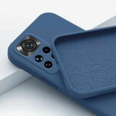 Θήκη Liquid Silicone On για Xiaomi Redmi Note 11 Plus 9 10 10s 11s 12 12X Mi 10T 11T 12T Pro 11 Lite 5G NE POCO F3 X3 NFC Cover