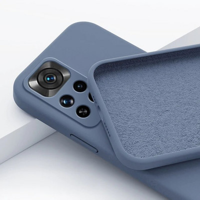Θήκη Liquid Silicone On για Xiaomi Redmi Note 11 Plus 9 10 10s 11s 12 12X Mi 10T 11T 12T Pro 11 Lite 5G NE POCO F3 X3 NFC Cover