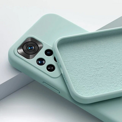 Θήκη Liquid Silicone On για Xiaomi Redmi Note 11 Plus 9 10 10s 11s 12 12X Mi 10T 11T 12T Pro 11 Lite 5G NE POCO F3 X3 NFC Cover