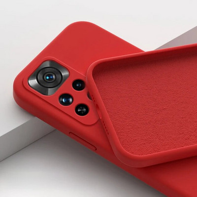 Θήκη Liquid Silicone On για Xiaomi Redmi Note 11 Plus 9 10 10s 11s 12 12X Mi 10T 11T 12T Pro 11 Lite 5G NE POCO F3 X3 NFC Cover
