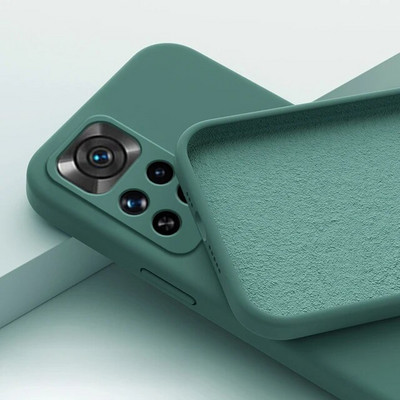 Θήκη Liquid Silicone On για Xiaomi Redmi Note 11 Plus 9 10 10s 11s 12 12X Mi 10T 11T 12T Pro 11 Lite 5G NE POCO F3 X3 NFC Cover