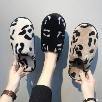 2023 Нови дамски/мъжки домашни чехли с мека подметка Зимни плюшени топли плюшени обувки Модни ежедневни памучни обувки Чехли