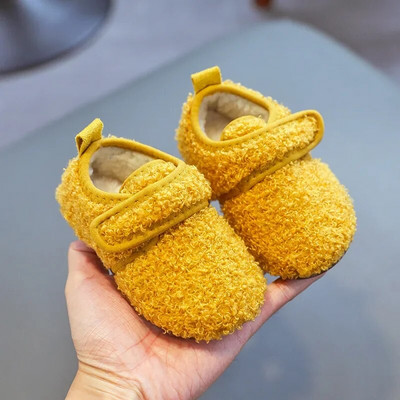 Gril Shoes Baby Cotton Shoe 2023 Rudens Ziemas Jauni Ērti Silti Bērnu Apavi Plus Mājas Unisex vilnas kokvilnas apavi Gudri mājas apavi