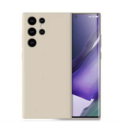 Τετράγωνη θήκη υγρής σιλικόνης για Samsung Galaxy S24 S23 A73 A53 A33 A23 A13 A52 A72 A42 A71 A51 A21S Πολυτελές μαλακό κάλυμμα