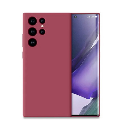 Τετράγωνη θήκη υγρής σιλικόνης για Samsung Galaxy S24 S23 A73 A53 A33 A23 A13 A52 A72 A42 A71 A51 A21S Πολυτελές μαλακό κάλυμμα