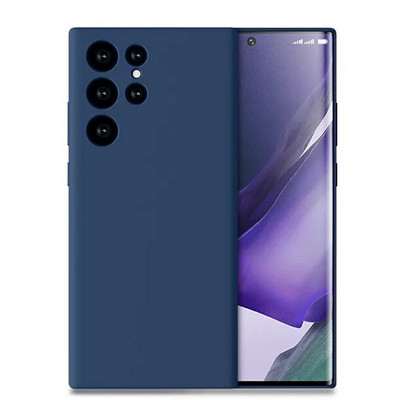 Τετράγωνη θήκη υγρής σιλικόνης για Samsung Galaxy S24 S23 A73 A53 A33 A23 A13 A52 A72 A42 A71 A51 A21S Πολυτελές μαλακό κάλυμμα