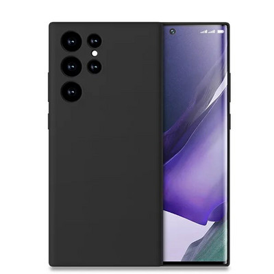 Τετράγωνη θήκη υγρής σιλικόνης για Samsung Galaxy S24 S23 A73 A53 A33 A23 A13 A52 A72 A42 A71 A51 A21S Πολυτελές μαλακό κάλυμμα