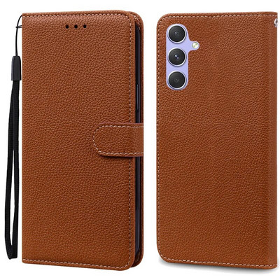 Θήκη A24 A34 A54 για Coque Θήκη Samsung Galaxy A34 Δερμάτινη θήκη πορτοφολιού για Samsung A54 5G GalaxyA54 A 34 A24 Θήκες τηλεφώνου
