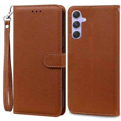Θήκη A24 A34 A54 για Coque Θήκη Samsung Galaxy A34 Δερμάτινη θήκη πορτοφολιού για Samsung A54 5G GalaxyA54 A 34 A24 Θήκες τηλεφώνου