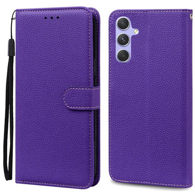 Θήκη A24 A34 A54 για Coque Θήκη Samsung Galaxy A34 Δερμάτινη θήκη πορτοφολιού για Samsung A54 5G GalaxyA54 A 34 A24 Θήκες τηλεφώνου
