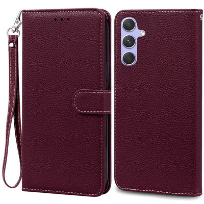 Θήκη A24 A34 A54 για Coque Θήκη Samsung Galaxy A34 Δερμάτινη θήκη πορτοφολιού για Samsung A54 5G GalaxyA54 A 34 A24 Θήκες τηλεφώνου