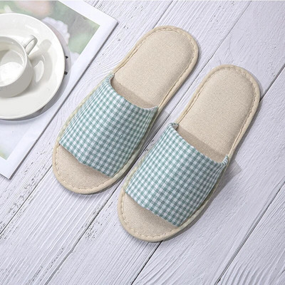 Vienreizējās lietošanas Hotel Travel Spa Portatīvie apavi vīriešiem Sievietēm Mājas Viesu Iekštelpu čības Unisex čības Vasaras lina čības