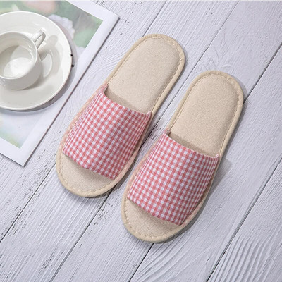 Vienreizējās lietošanas Hotel Travel Spa Portatīvie apavi vīriešiem Sievietēm Mājas Viesu Iekštelpu čības Unisex čības Vasaras lina čības