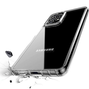 360° пълно покритие силиконов калъф за Samsung Galaxy A53 A73 A33 A13 A52 A72 A32 A22 A12 A51 A71 A70 A50 Clear Hybrid PC Hard Coque