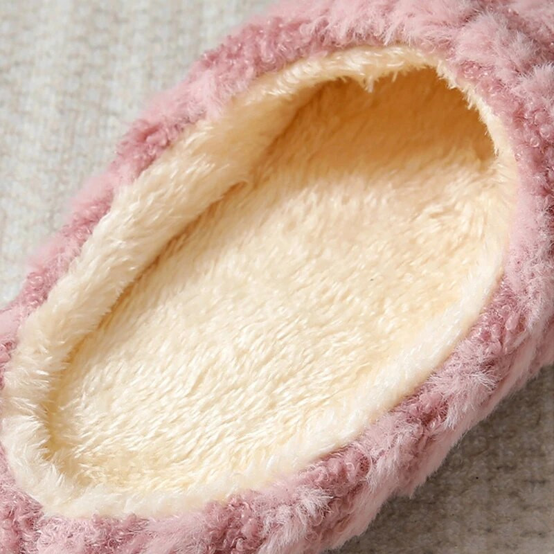 Νέες γυναικείες ανδρικές παντόφλες εσωτερικού χώρου Ζεστές βελούδινες παντόφλες για το σπίτι Χειμερινά παπούτσια Couple House Floor Slient Slides For unisex Χειμερινά παπούτσια