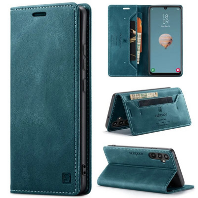 Magnetna kožna torbica za Samsung Galaxy S23 S22 S21 Ultra S20 FE S10 S9 Plus Note 20 A13 A33 A53 A73 A14 A54 Wallet Cards Cover