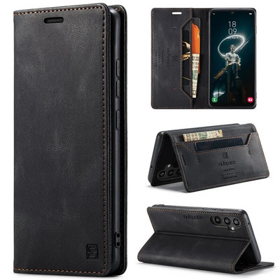 Magnetna kožna torbica za Samsung Galaxy S23 S22 S21 Ultra S20 FE S10 S9 Plus Note 20 A13 A33 A53 A73 A14 A54 Wallet Cards Cover