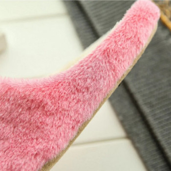 2023 Дамски зимни домашни чехли Чехли с мека подметка Неплъзгащи се комфортни Топли плюшени вътрешни домашни чехли Спалня Двойка Обувки за пода