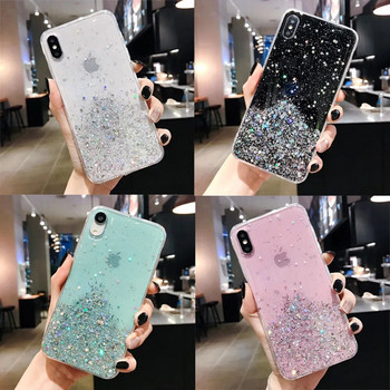 Θήκη πολυτελείας Glitter Star Case για iPhone 13 mini 12 Pro Max 11 Pro XR XS X iPhone 8 7 6S 6 Plus Soft Clear TPU θήκη