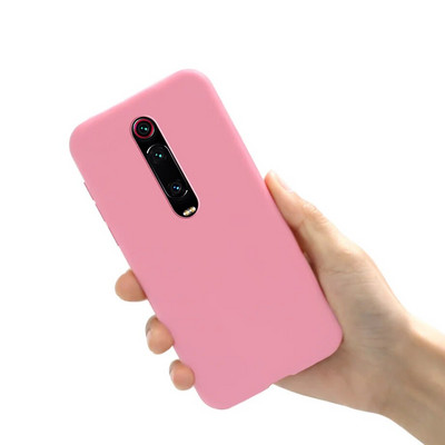 Xiaomi Mi 9t tokhoz, fekete matt puha TPU hátlaphoz telefonvédő tokhoz Xiaomi Mi 9T Pro Xiaomi Mi9t Pro tokokhoz