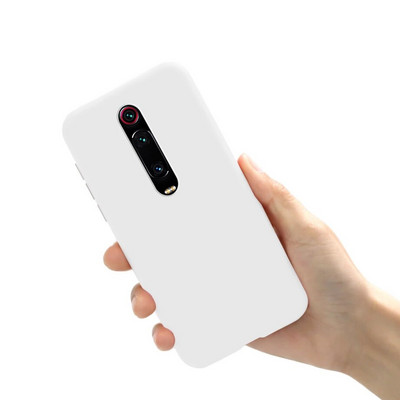 Xiaomi Mi 9t tokhoz, fekete matt puha TPU hátlaphoz telefonvédő tokhoz Xiaomi Mi 9T Pro Xiaomi Mi9t Pro tokokhoz