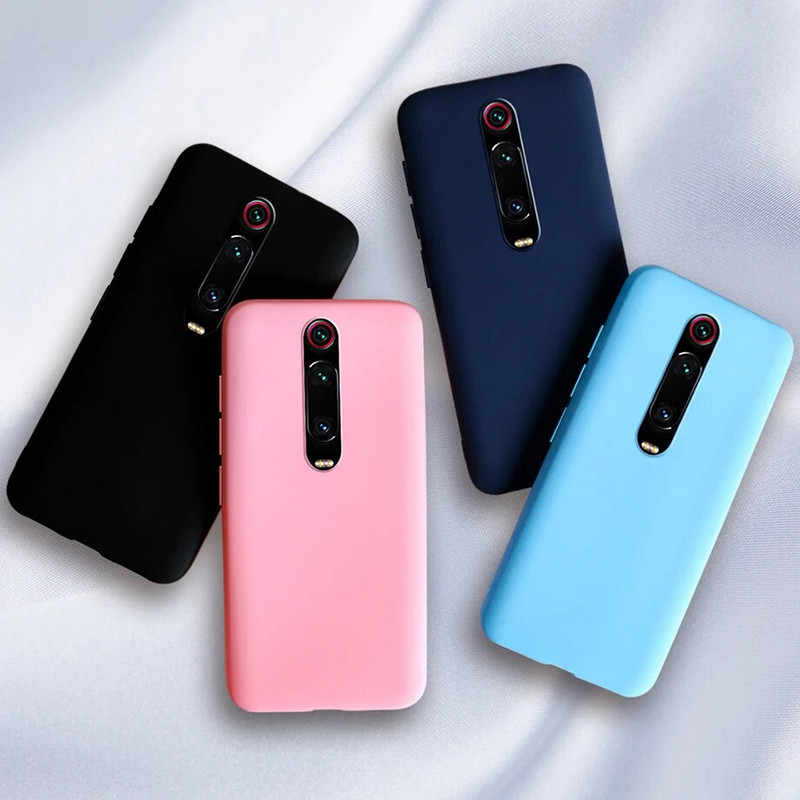 Xiaomi Mi 9t tokhoz, fekete matt puha TPU hátlaphoz telefonvédő tokhoz Xiaomi Mi 9T Pro Xiaomi Mi9t Pro tokokhoz