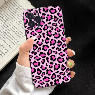 Leopard print Phone Case Silikone Soft priekš iphone 14 13 12 11 Pro Mini XS MAX 8 7 6 Plus X XS XR Cover