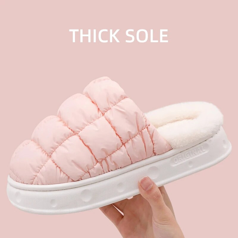 Ziemas kokvilnas plīša čības vīriešiem iekštelpās, mīksts, biezs papēdis, neslīdošs, pūkains, silts, gudrs dizains