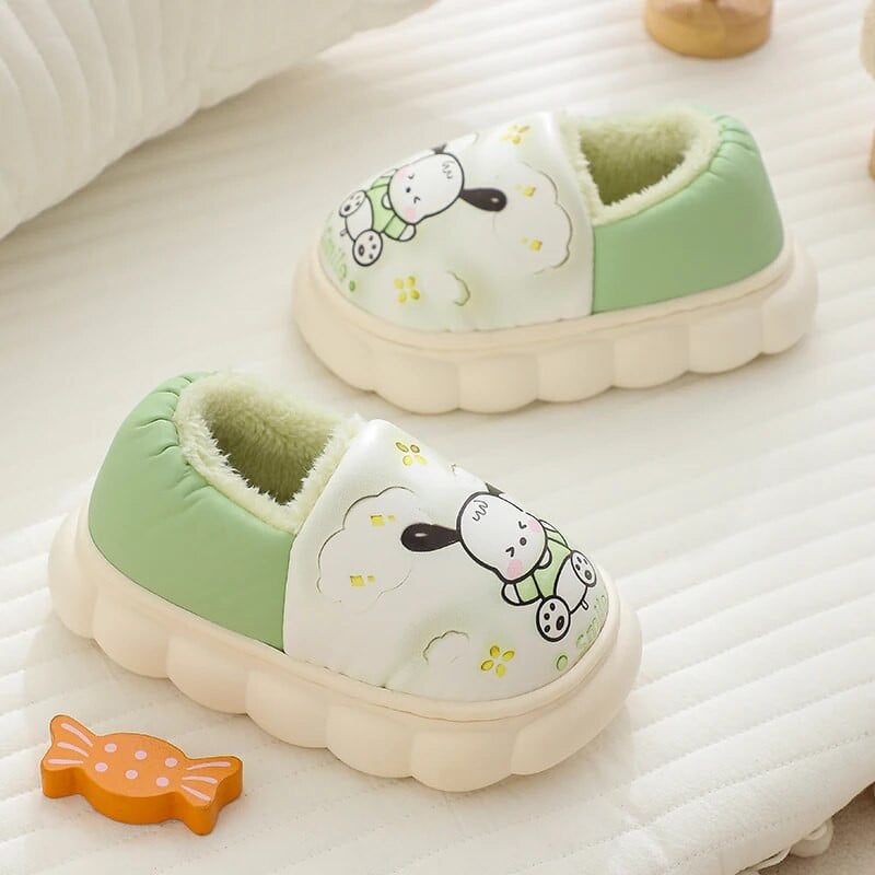 Παιδικές βαμβακερές παντόφλες για κορίτσια Φθινοπωρινού και Χειμώνα εσωτερικού σπιτιού Αντιολισθητικά ζεστά βρεφικά βαμβακερά παπούτσια