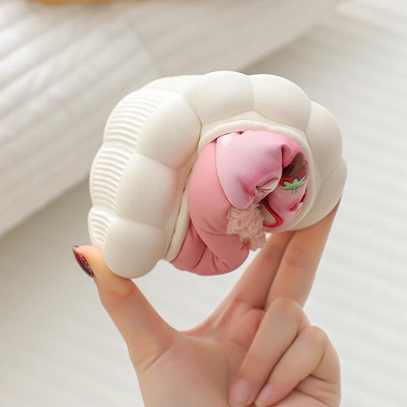 Παιδικές βαμβακερές παντόφλες για κορίτσια Φθινοπωρινού και Χειμώνα εσωτερικού σπιτιού Αντιολισθητικά ζεστά βρεφικά βαμβακερά παπούτσια