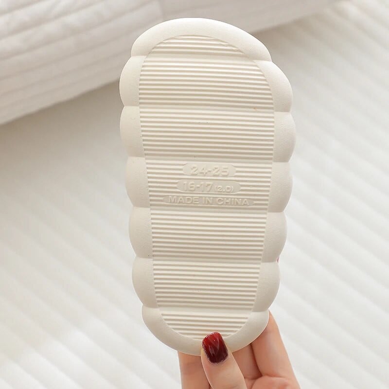 Παιδικές βαμβακερές παντόφλες για κορίτσια Φθινοπωρινού και Χειμώνα εσωτερικού σπιτιού Αντιολισθητικά ζεστά βρεφικά βαμβακερά παπούτσια