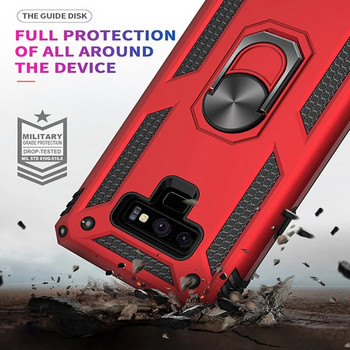 Калъф за телефон Sergeant Armor за Samsung Note 9 8 10 5G Удароустойчив Kickstand Protective Cover Back Case за Galaxy Note10 Plus Caso
