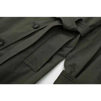 TRAF ZR Long Trench Luxury Elegant Trench Coat Γυναικεία Y2k Νέα σε Εξωτερικά Ενδύματα Γυναικεία αντιανεμικά μπουφάν 2023 Trend Γυναικεία παλτό