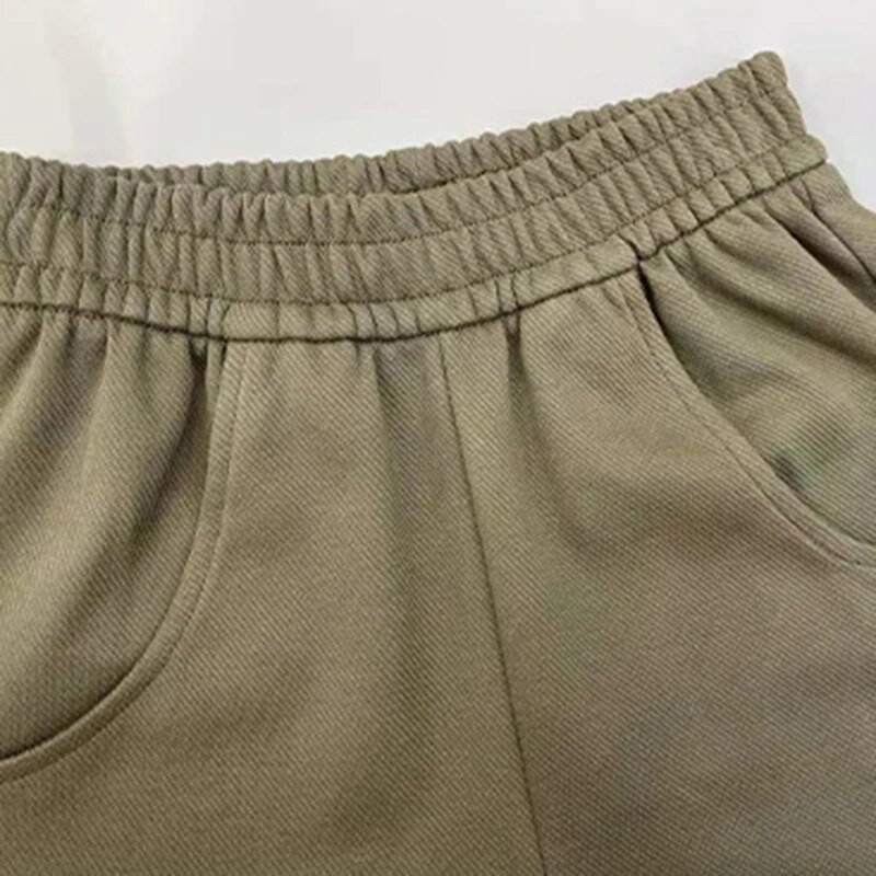 Vabad vabad elastsed kõrge vöökohaga laia säärega püksid naiste korea moe sirged pantalonid kevadised Harajuku kottis dressipüksid y2k uus