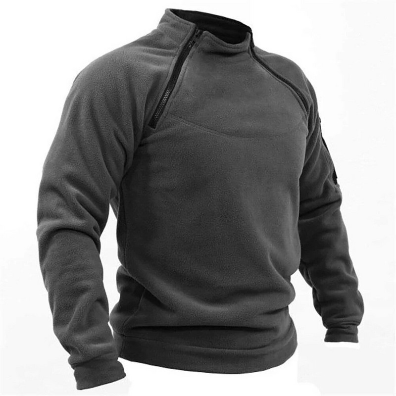 Ανδρικό μπουφάν Tactical Outdoor Fleece Ρούχα Πουλόβερ με ζεστά φερμουάρ Ανδρικό παλτό θερμικό πεζοπορικό φούτερ