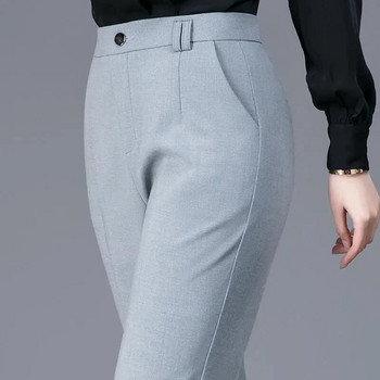 Κομψό Slim Fit Παντελόνι γραφείου Ol Γυναικείο κλασικό ψηλόμεσο ίσιο παντελόνι Business Vintage επίσημη δουλειά Μολύβι Pantalones