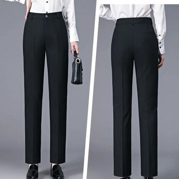 Κομψό Slim Fit Παντελόνι γραφείου Ol Γυναικείο κλασικό ψηλόμεσο ίσιο παντελόνι Business Vintage επίσημη δουλειά Μολύβι Pantalones
