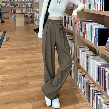 Κορεατική μόδα Ψηλόμεσο Χαρέμι Κοστούμια Παντελόνια Γυναικεία Φαρδιά Πτώση Παντελόνια Κομψά Γυναικεία Κλασικά Παντελόνια Γυναικεία Γυναικεία Y2k