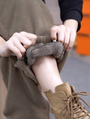 Vastag nadrág női kordbársony tömör alkalmi meleg melegítőnadrág női 2023 téli rugalmas derék divat puha szőrme nadrág női