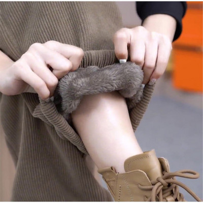Vastag nadrág női kordbársony tömör alkalmi meleg melegítőnadrág női 2023 téli rugalmas derék divat puha szőrme nadrág női