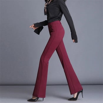 Κομψό ψηλόμεσο παντελόνι Flare Γυναικείο Causal Slim Pantalones Κορεάτικο Offcie μεγάλο μέγεθος 4xl ίσιο παντελόνι Spodnie Ol Broek New