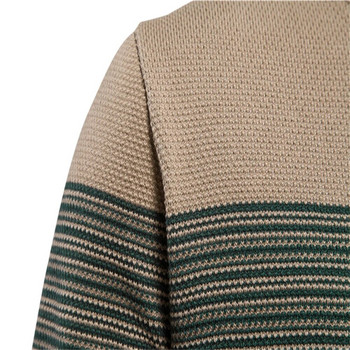 AIOPESON Brand βαμβακερό πουλόβερ ανδρική μόδα Casual πλεκτό πουλόβερ με λαιμόκοψη Πλεκτό ανδρικό πουλόβερ Νέα χειμωνιάτικα ζεστά ανδρικά πουλόβερ