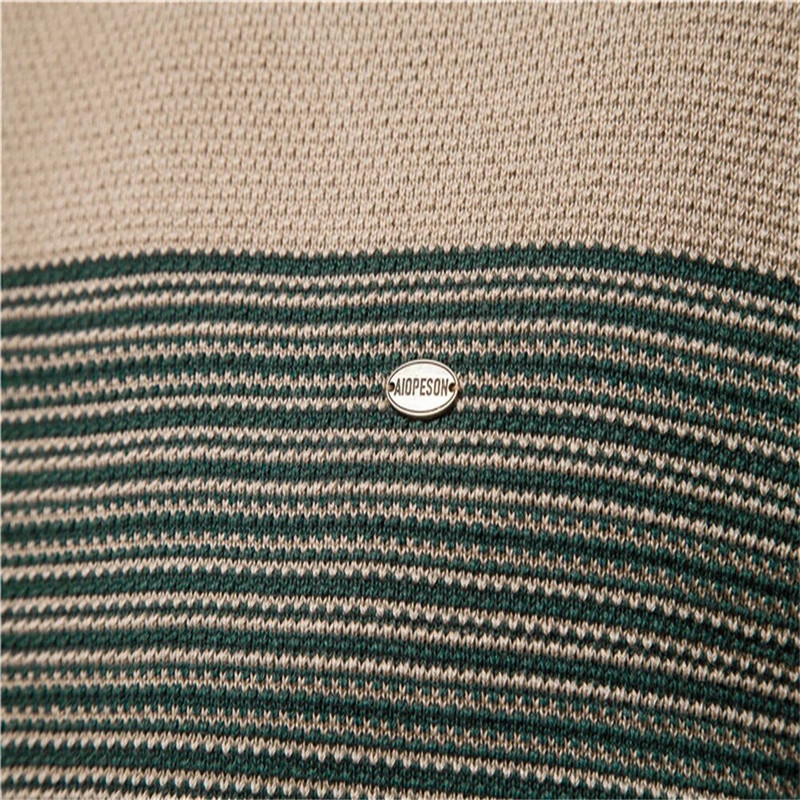 AIOPESON zīmola kokvilnas džemperis vīriešu modes gadījuma rakstura džemperi ar izgriezumu, trikotāžas vīriešu džemperis, jauni ziemas, silti vīriešu džemperi