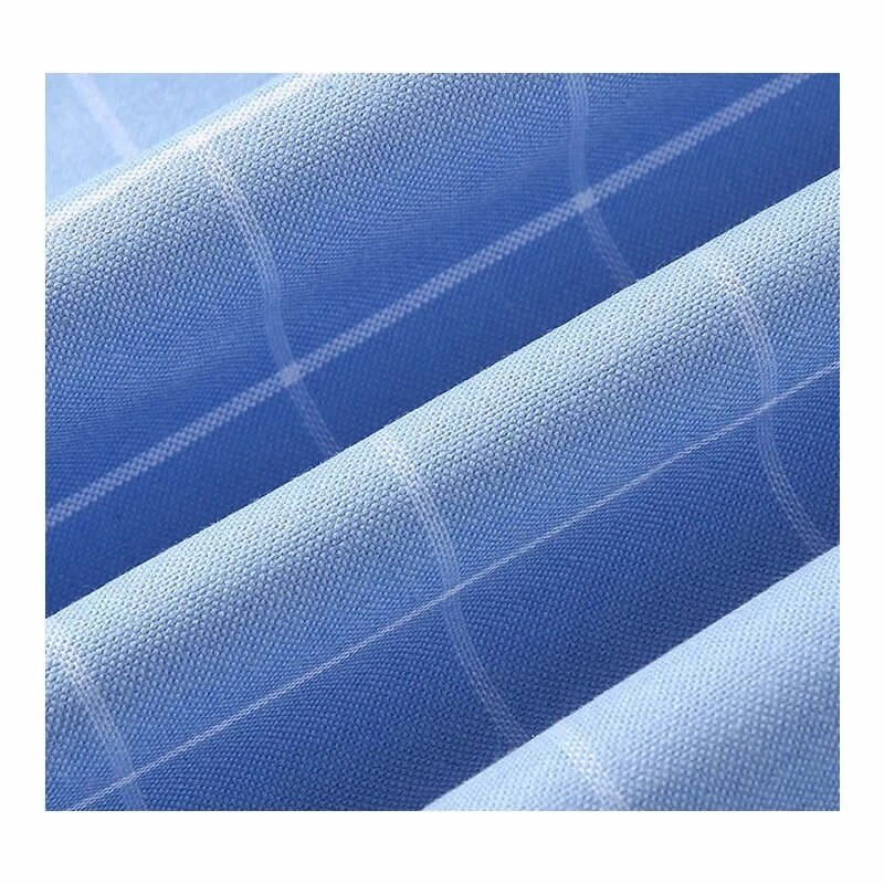 Vyriški languoti marškiniai iš 100 % grynos medvilnės Oksfordo ilgomis rankovėmis pavasario laisvalaikio dryžuoti vienspalviai kasdieniniai marškiniai su sagutėmis apykaklė, didelė 7XL