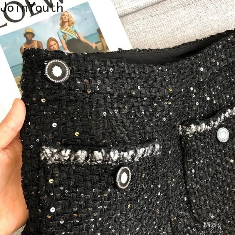 Taisnas sieviešu bikses 2023. g. jaunas apakšas, retro stila Tvīda platas bikses ar augstu vidukli, šauri pieguļošas Pantalon sieviešu korejiešu bikses