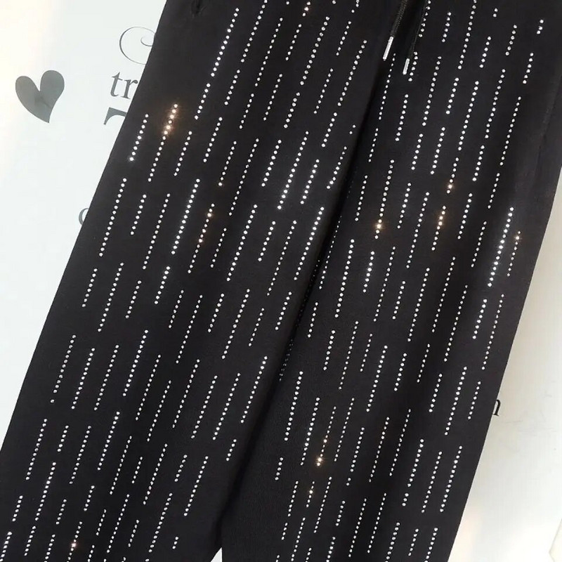 Vienkrāsaini briljanti, savienoti Modes Harēma Bikses Sieviešu Apģērbs Ikdienišķs Vispārpiemērots Brīvas Savelkamās Bikses Sieviešu bikses ar augstu vidukli