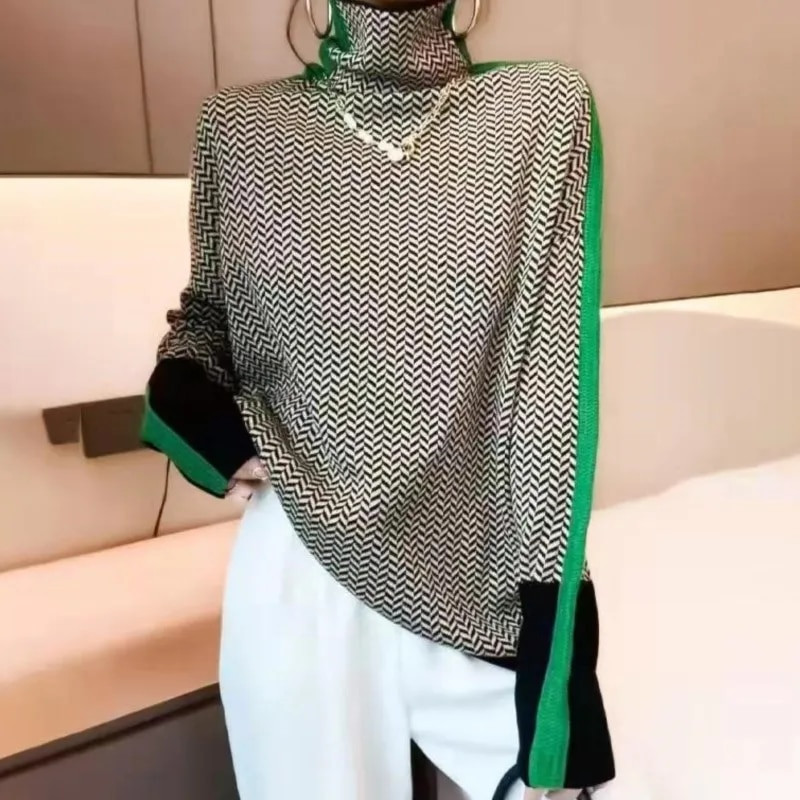 Alobee Női Pulóver Kötött garbó Új meleg, Stílusos Pulóverek Női Lány Karcsú Női Pulóverek Pulóverek Női Női Pulóverek