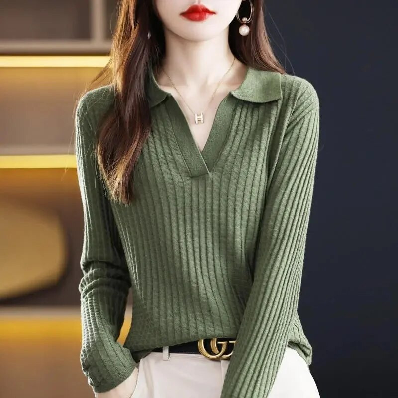 2023. gada jauns sieviešu džemperis, korejiešu džemperis, brīvs, ciets, garām piedurknēm, ikdienas rudens ziemas biezi, silti trikotāžas džemperi